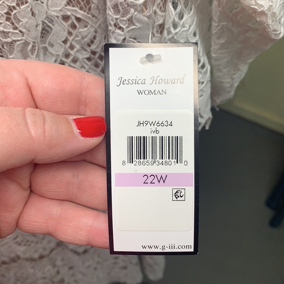 Jessica Howard Ivory Lace Dress - Picture 6 of 6